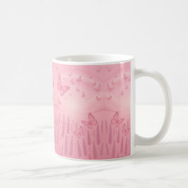 Verrückte Pastell-Schmetterling-Sonnenaufgang-Tass Kaffeetasse