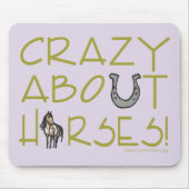 Verrückte Pferde Mousepad (Vorne)