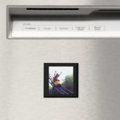 Verrückte Pferdereit-Achterbahn-Meme-Internet-Spaß Magnet (In Situ (Geschirrspüler))