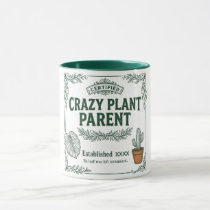 Verrückte Pflanzeneltern · Botanischer Humor Kunst Tasse