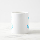 verrückte Pinguindame Kaffeetasse (Mittel)