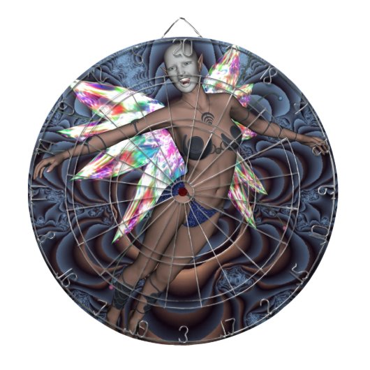 Verrückte Pixie Dartscheibe (vorne)