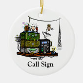 Verrückte Radios und besonders anzufertigen Keramikornament (Vorne)