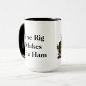 Verrückte Radios und Eulen-Tasse Tasse (Vorderseite Links)