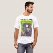 VERRÜCKTE RATTEN-DAME FUNNY RATS T-Shirt (Vorne ganz)