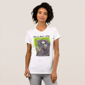 VERRÜCKTE RATTEN-DAME FUNNY RATS T-Shirt (Vorne ganz)