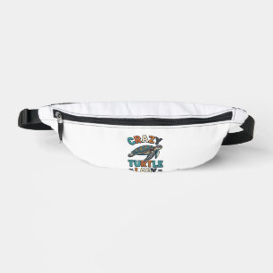 Verrückte Schildkröten-Dame Vintage Meeresschildkr Bauchtasche