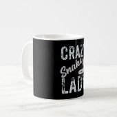Verrückte Schlangen-Dame Mug Nice Design Kaffeetasse (Vorderseite Links)
