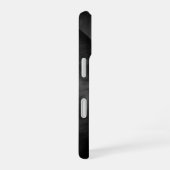 Verrückte schwarze Katze iPhone 16 Hülle (Rechte Seite)