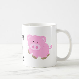 Verrückte Schwein-Dame Mug Kaffeetasse