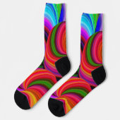Verrückte Socken mit Muster (Linkes Detail)