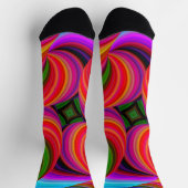 Verrückte Socken mit Muster (Oben)