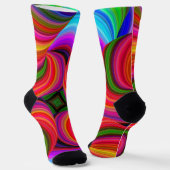 Verrückte Socken mit Muster (Gewinkelt)