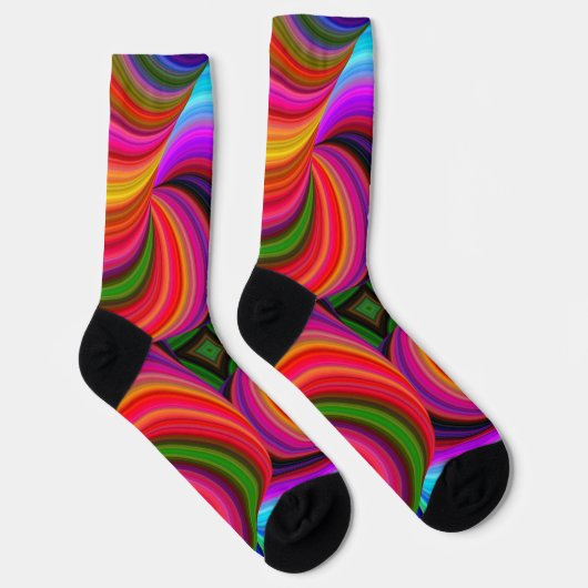 Verrückte Socken mit Muster (Rechts)