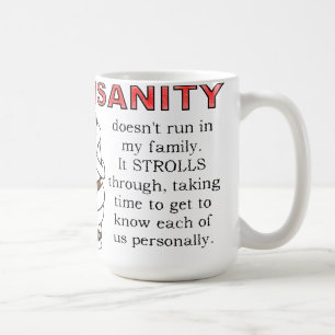 Verrückte Spaziergänge Lustiger Becher Kaffeetasse