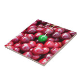 verrückte Spritzenkirschen Fliese (Seite)