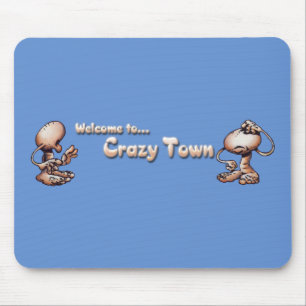 Verrückte Stadtmausunterlage Mousepad