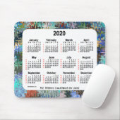 Verrückte Steppdecke 2020 52 Wochen-Kalender durch Mousepad (Mit Mouse)
