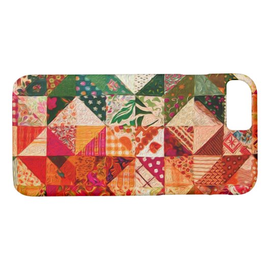 Verrückte Steppdecke Case-Mate iPhone Hülle (Rückseite (Horizontal))