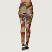 Verrückte Steppdecke Leggings (Rückseite)