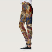 Verrückte Steppdecke Leggings (Links)