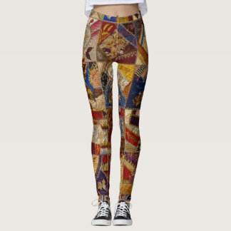 Verrückte Steppdecke Leggings