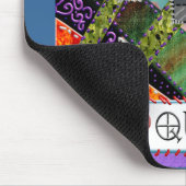 verrückte Steppdecke Mousepad (Ecke)