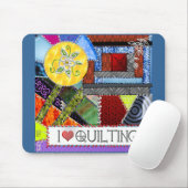 verrückte Steppdecke Mousepad (Mit Mouse)