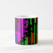 Verrückte Streifen Kaffeetasse (Mittel)