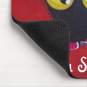 Verrückte Stressie Katze Mousepad (Ecke)