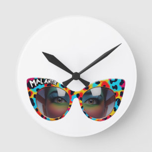 VERrückte TANTE Afrikaanser Humor Runde Wanduhr