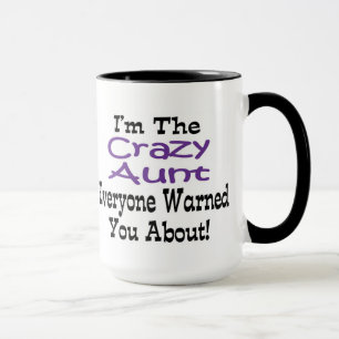 Verrückte Tante Mug Tasse