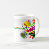 "Verrückte" Tasse (VorderseiteRechts)