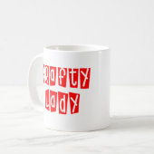 verrückte Tasse (Vorderseite Links)