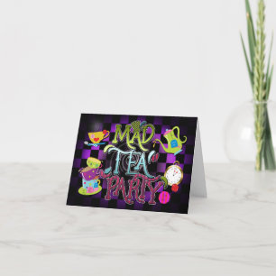 VERRÜCKTE TEEPARTY Whimsical Wonderland Einladungs Einladung