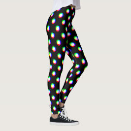 Verrückte Tupfen-größeres kundenspezifisches Leggings