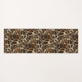 Verrückte und schicke Leopard-Stellen-lederner Yogamatte (Vorderseite (Horizontal))
