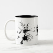 Verrückte Vater-Tasse Zweifarbige Tasse (Links)