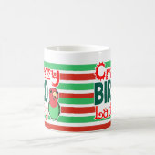 Verrückte Vogeldame Kaffeetasse (Mittel)