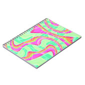 Verrückte Wellen Notizblock (Linke Seite)