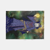 Verrückte Wiz Geschäfte, Raum-Zauberer-Kunst Fleecedecke (Vorderseite (Horizontal))