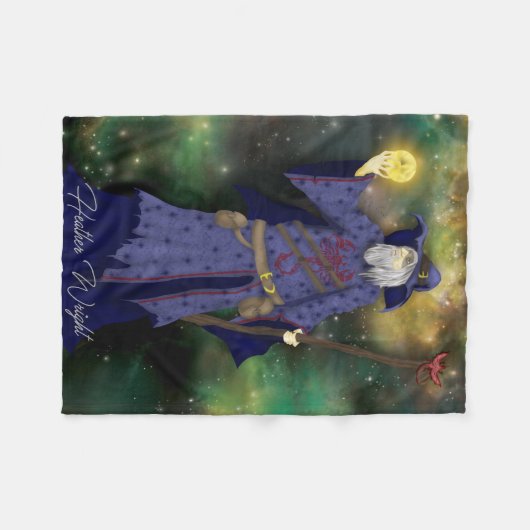 Verrückte Wiz Geschäfte, Raum-Zauberer-Kunst Fleecedecke (Vorderseite (Horizontal))