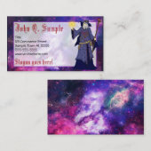 Verrückte Wiz Geschäfte, Raum-Zauberer-Kunst Visitenkarte (Vorne/Hinten)