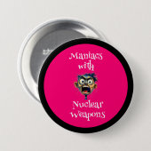 Verrückten-Knopf Button (Vorne & Hinten)