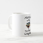 Verrückten-Tasse Kaffeetasse (Vorderseite Links)