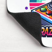 verrückter 80er Old School Style Mousepad (Ecke)