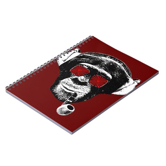 Verrückter Affe Notizblock (Linke Seite)