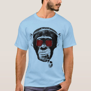 Verrückter Affe T-Shirt
