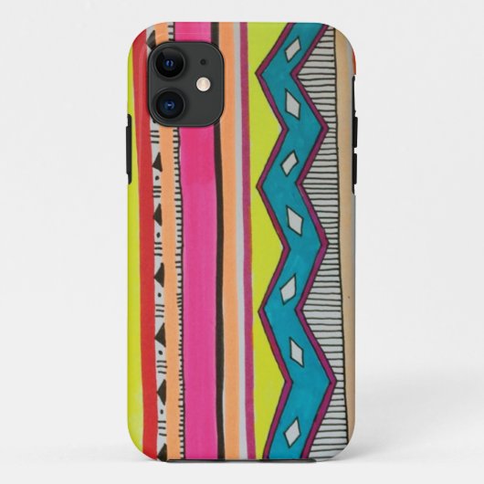 Verrückter bunter iphone 5 Kasten Case-Mate iPhone Hülle (Rückseite)