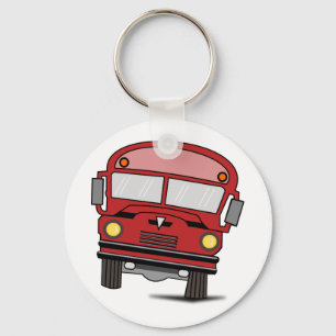 Verrückter Bus Schlüsselanhänger